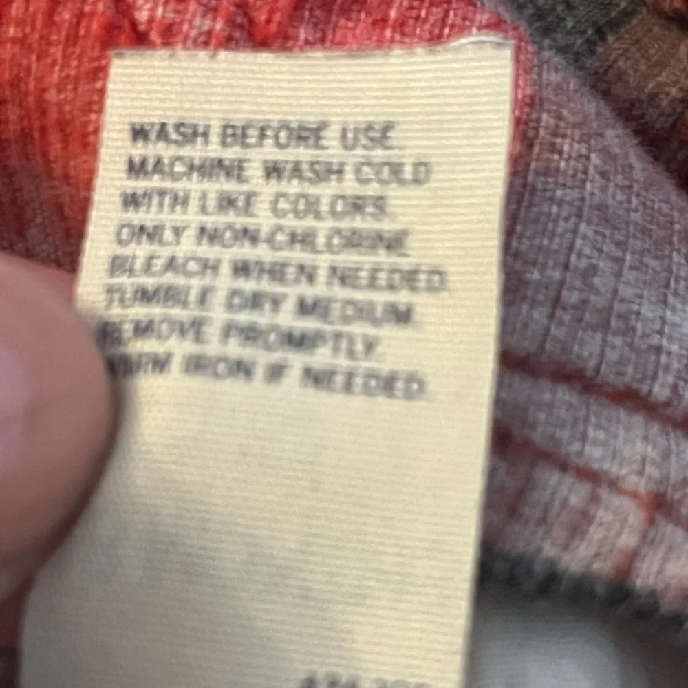 Oshkosh red checkered bib overalls